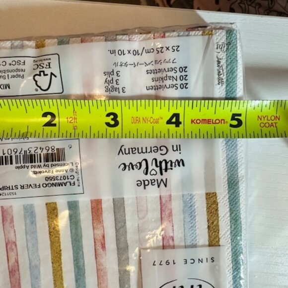 Pastel Napkins in Acrylic Napkin Holder - Picture 4 of 7